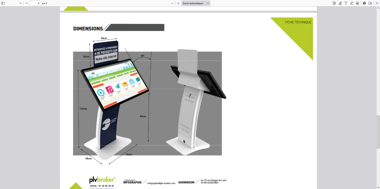 Image d'illustration pour : Pupitre d'accueil interactif - Projet 17