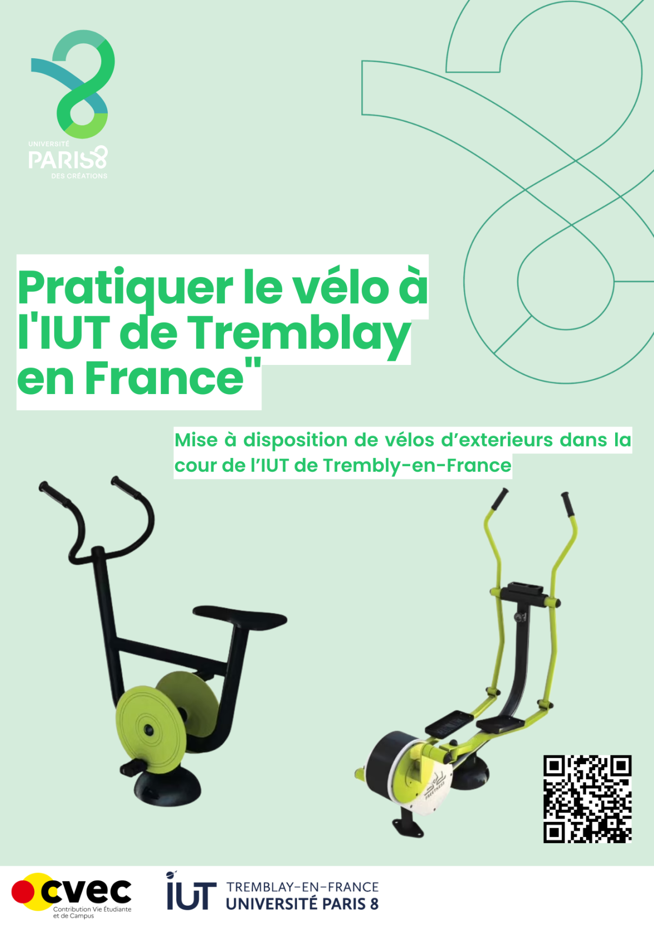 Image d'illustration pour : Pratiquer le vélo à l'IUT de Tremblay-en-France - Projet 3